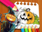 Hallowen coloring book